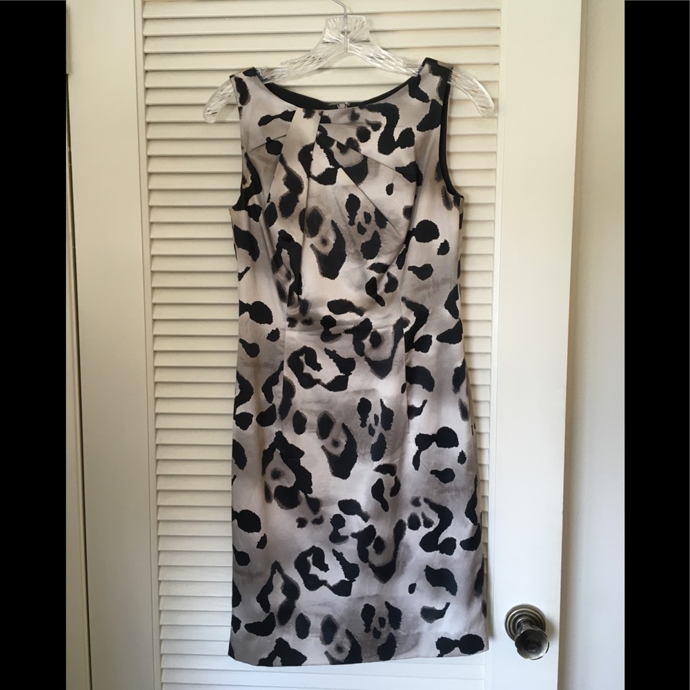 Ann Taylor Leopard print sheath dress